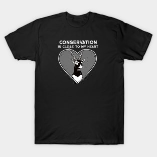 Blackbuck Conservation Heart T-Shirt